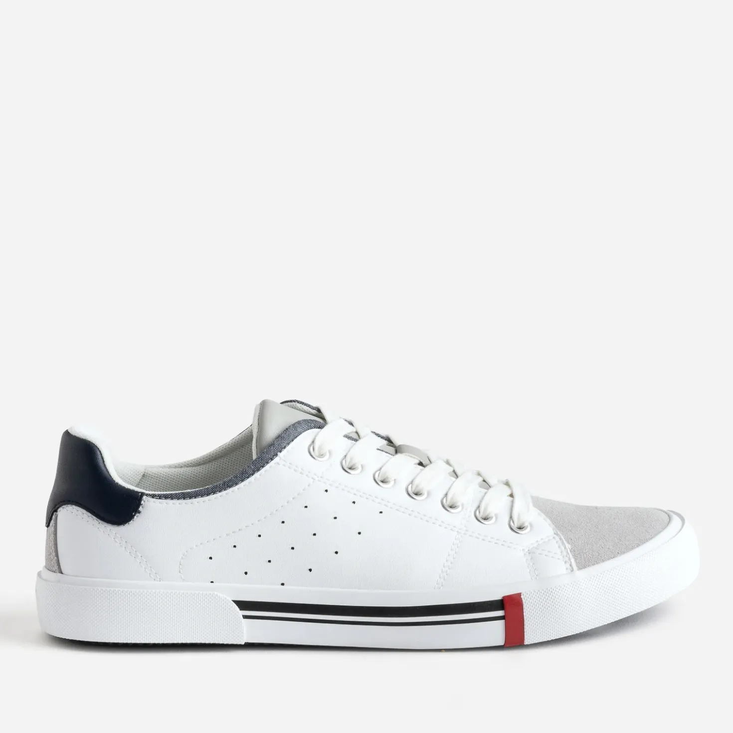 Tennis blanche, grise, marine