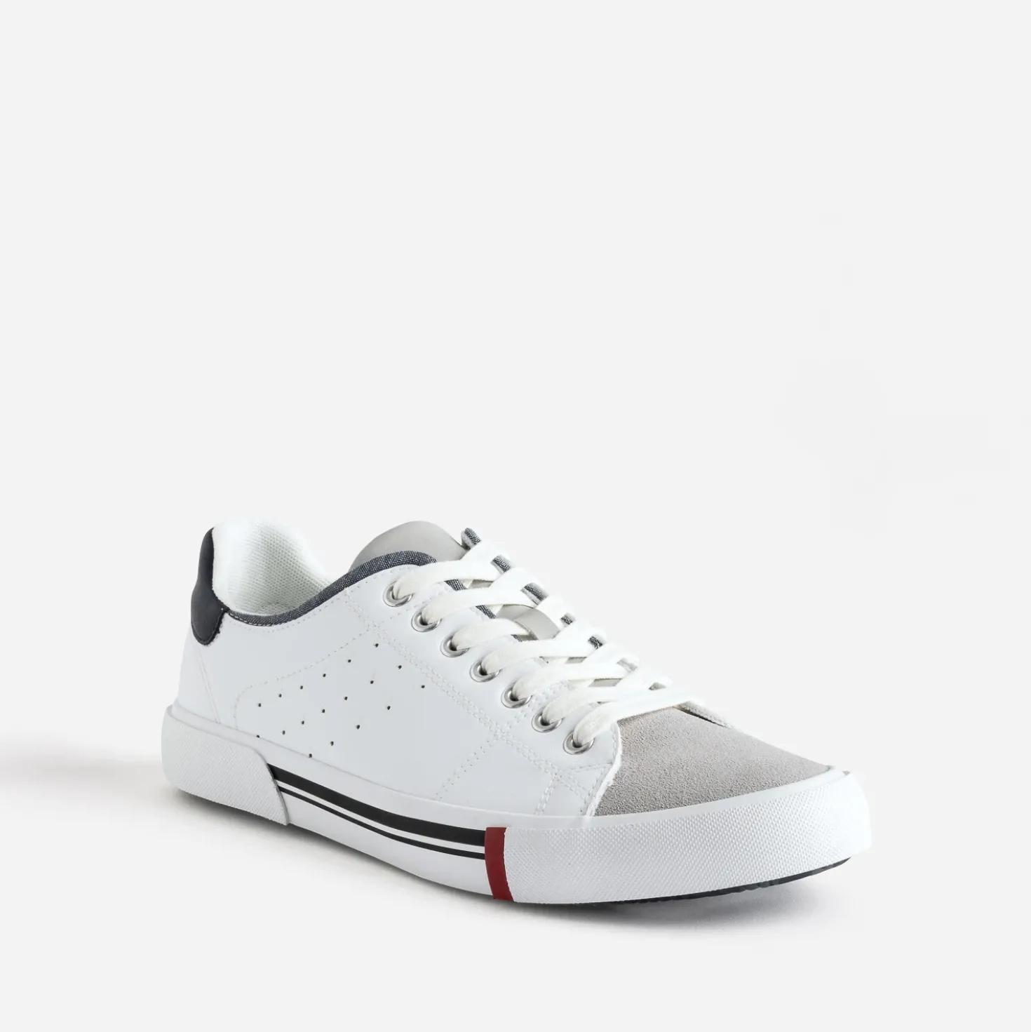 Tennis blanche, grise, marine