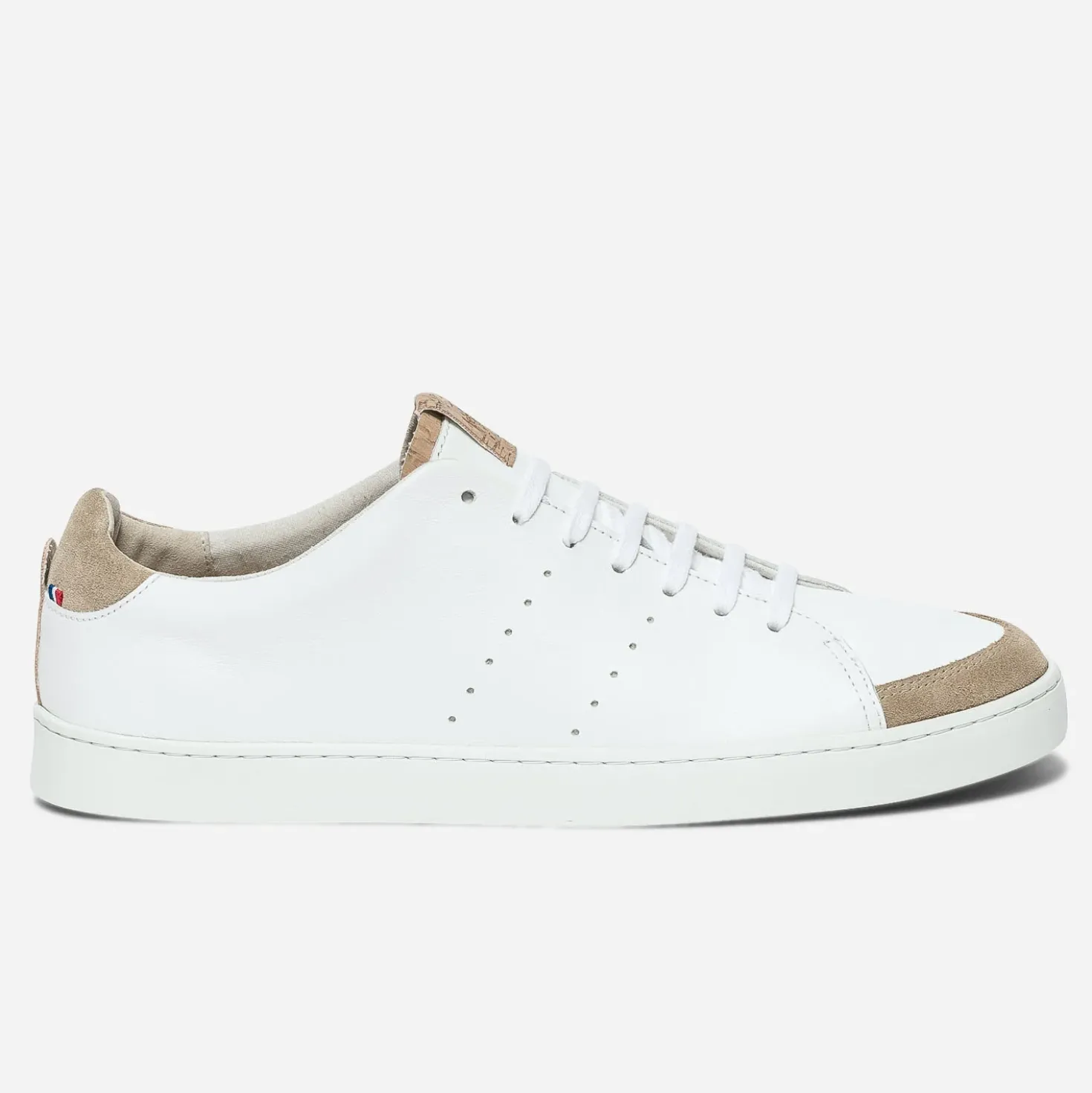 Tennis 1927 blanche homme en cuir éco-conçu (40 à 42)