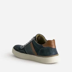 Tennis bleu marine multi matières