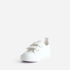 Tennis BUGGY blanche toile broderie anglaise