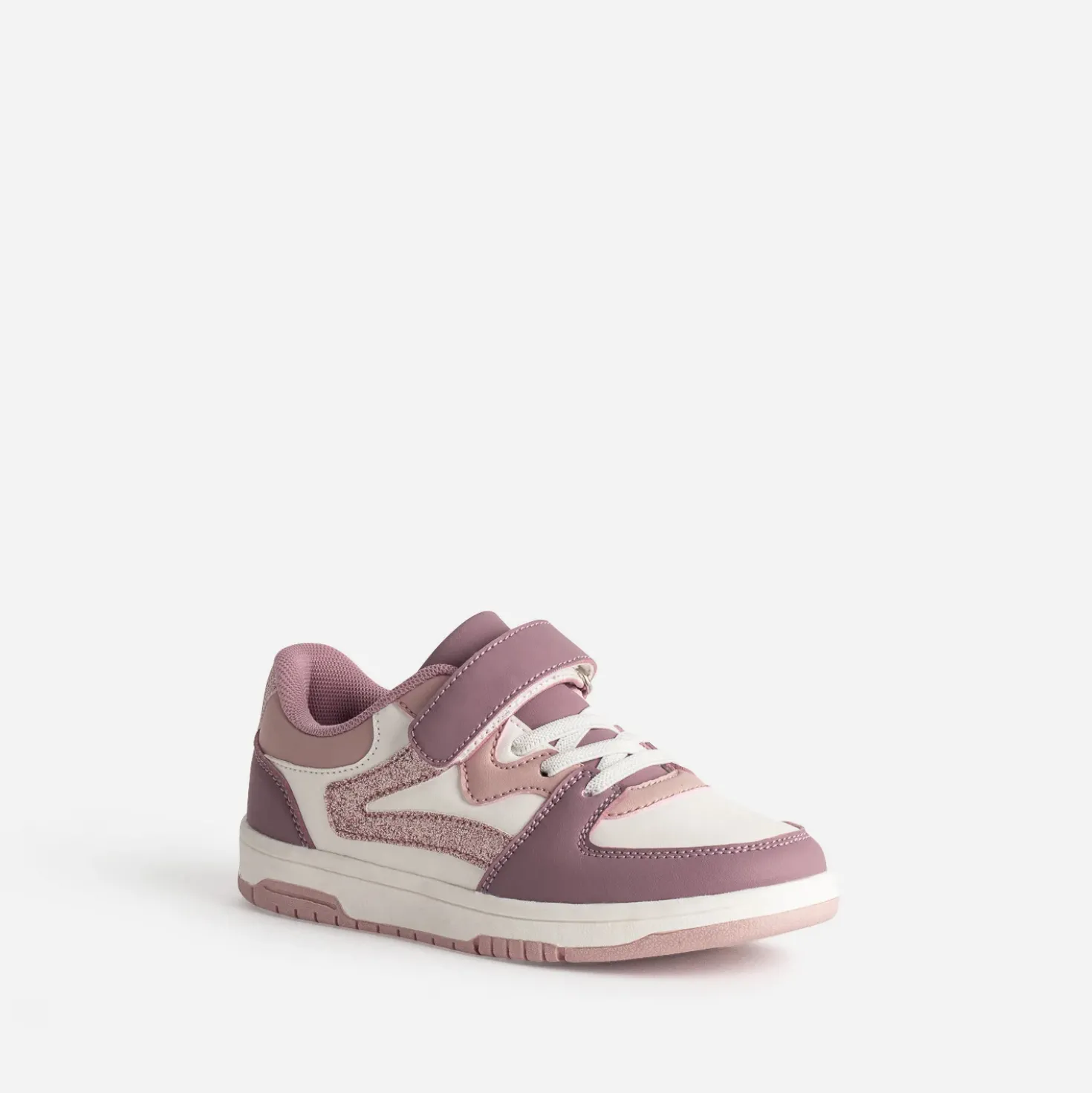 Tennis BUGGY rose et blanche