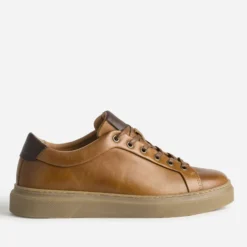 Tennis camel cuir