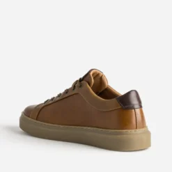Tennis camel cuir