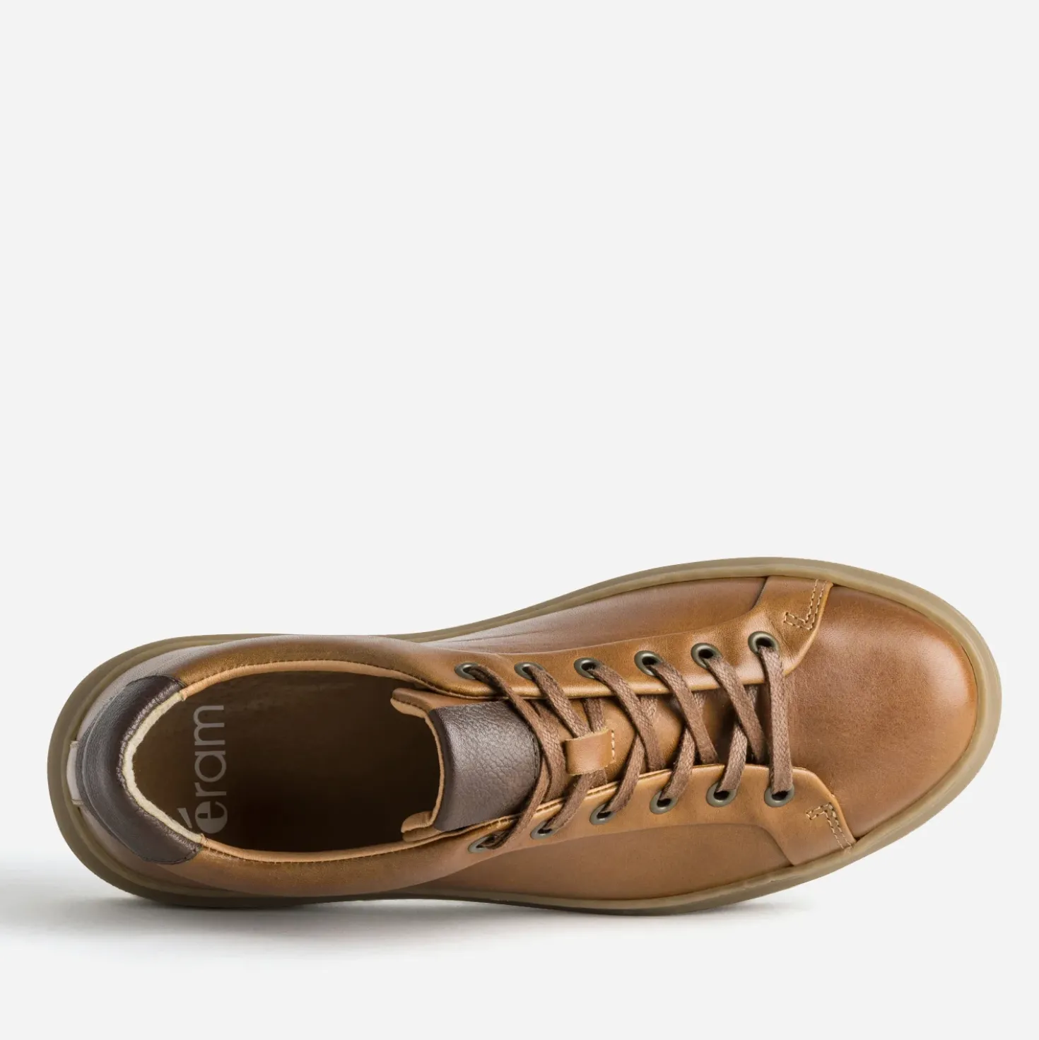 Tennis camel cuir