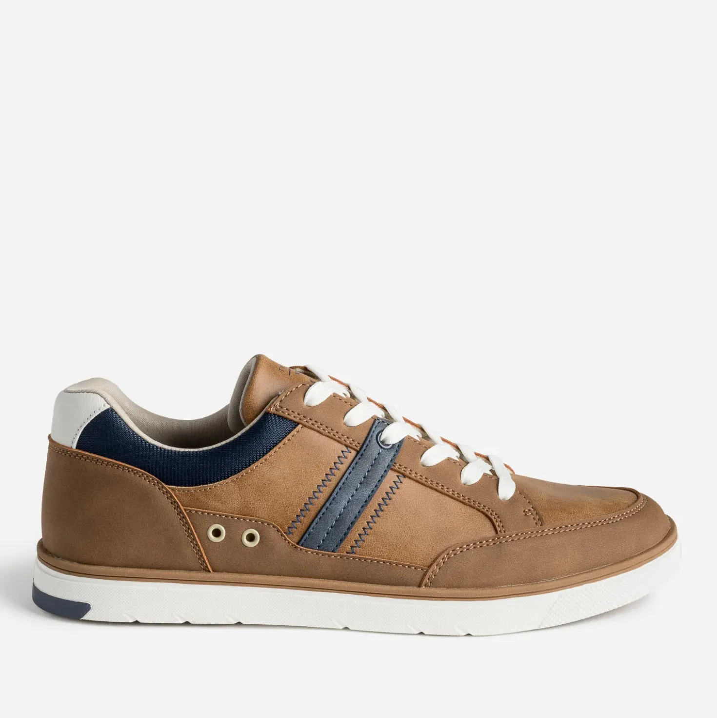 Tennis camel et bleu marine