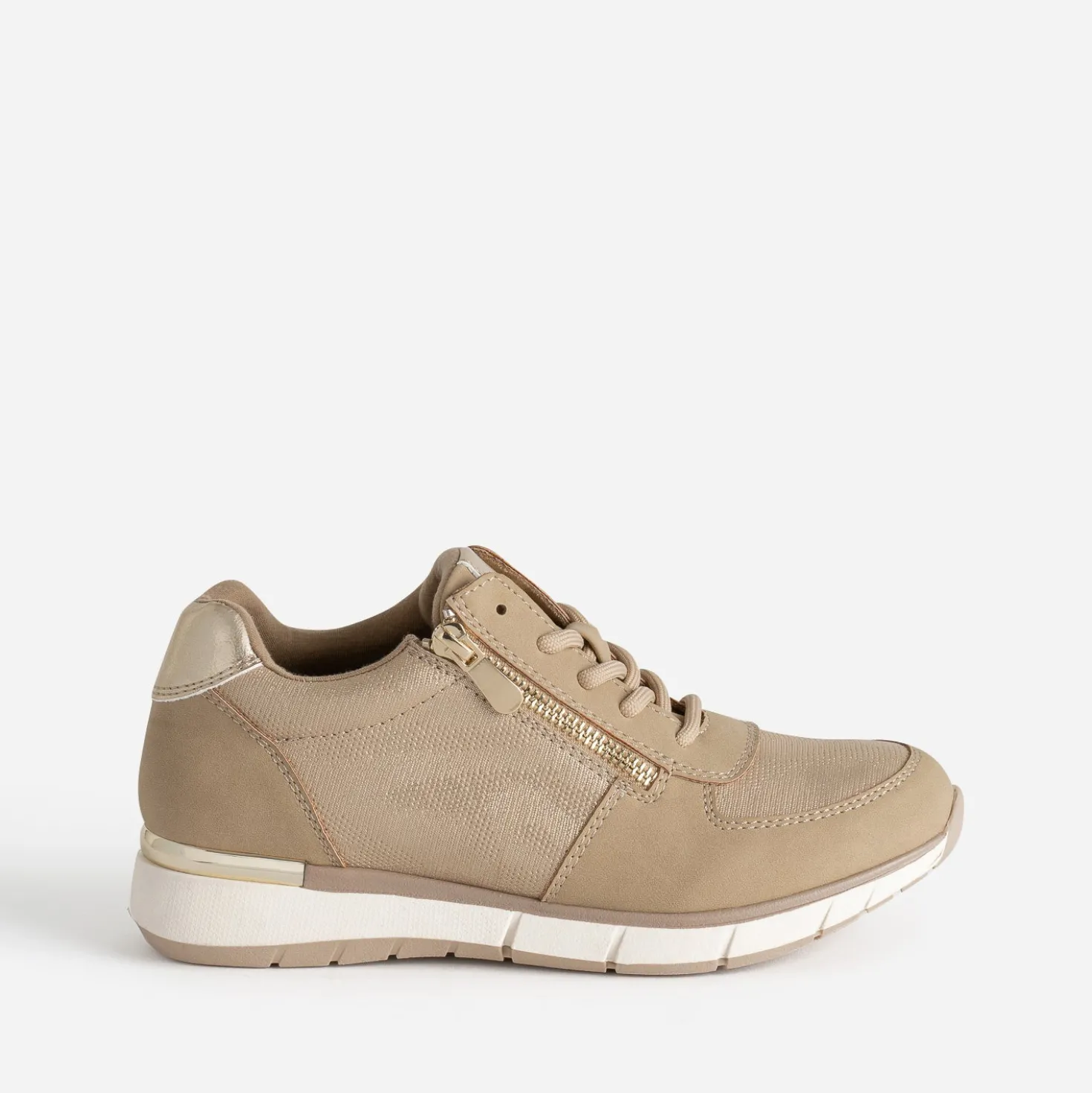 Tennis camel et dorée bi-matière