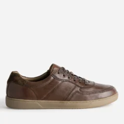 Tennis cognac cuir