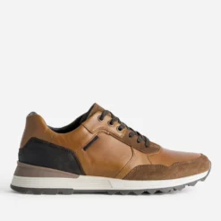 Tennis cognac cuir