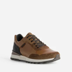 Tennis cognac cuir