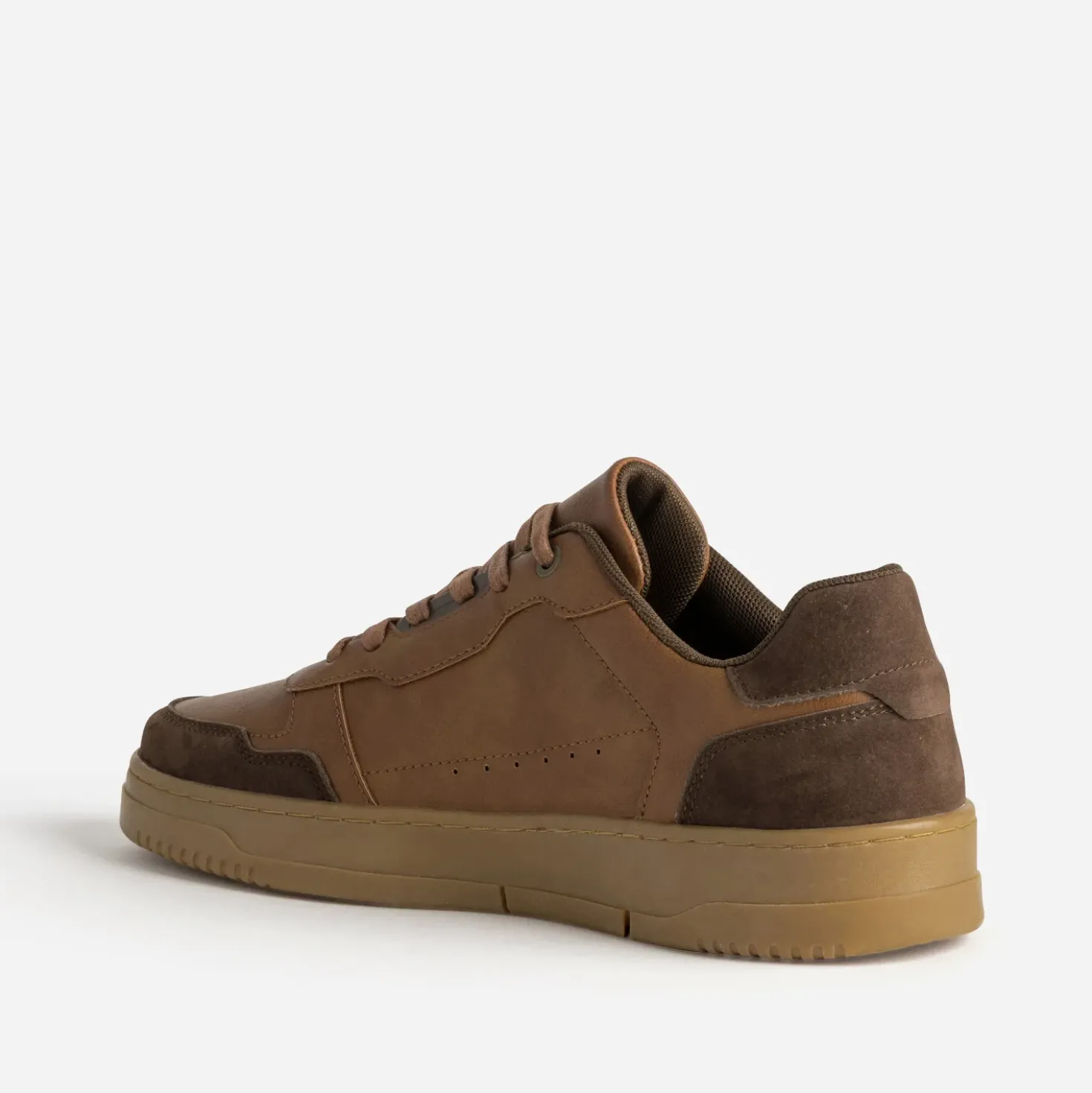 Tennis cognac détails marron