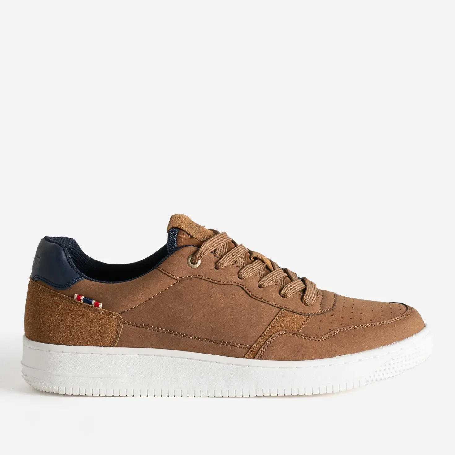 Tennis cognac suédé