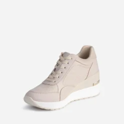 Tennis compensée beige