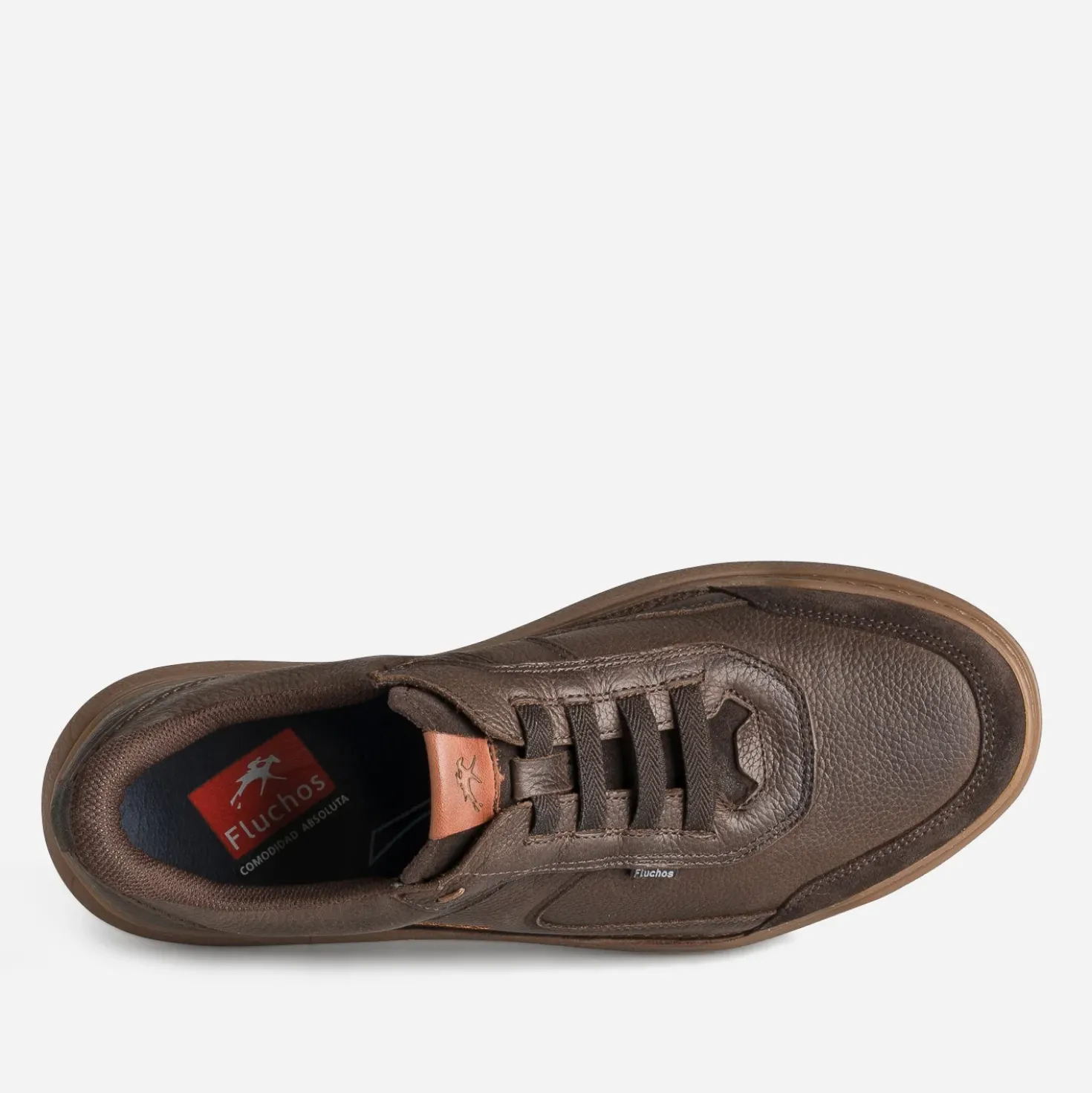 Tennis FLUCHOS marron cuir