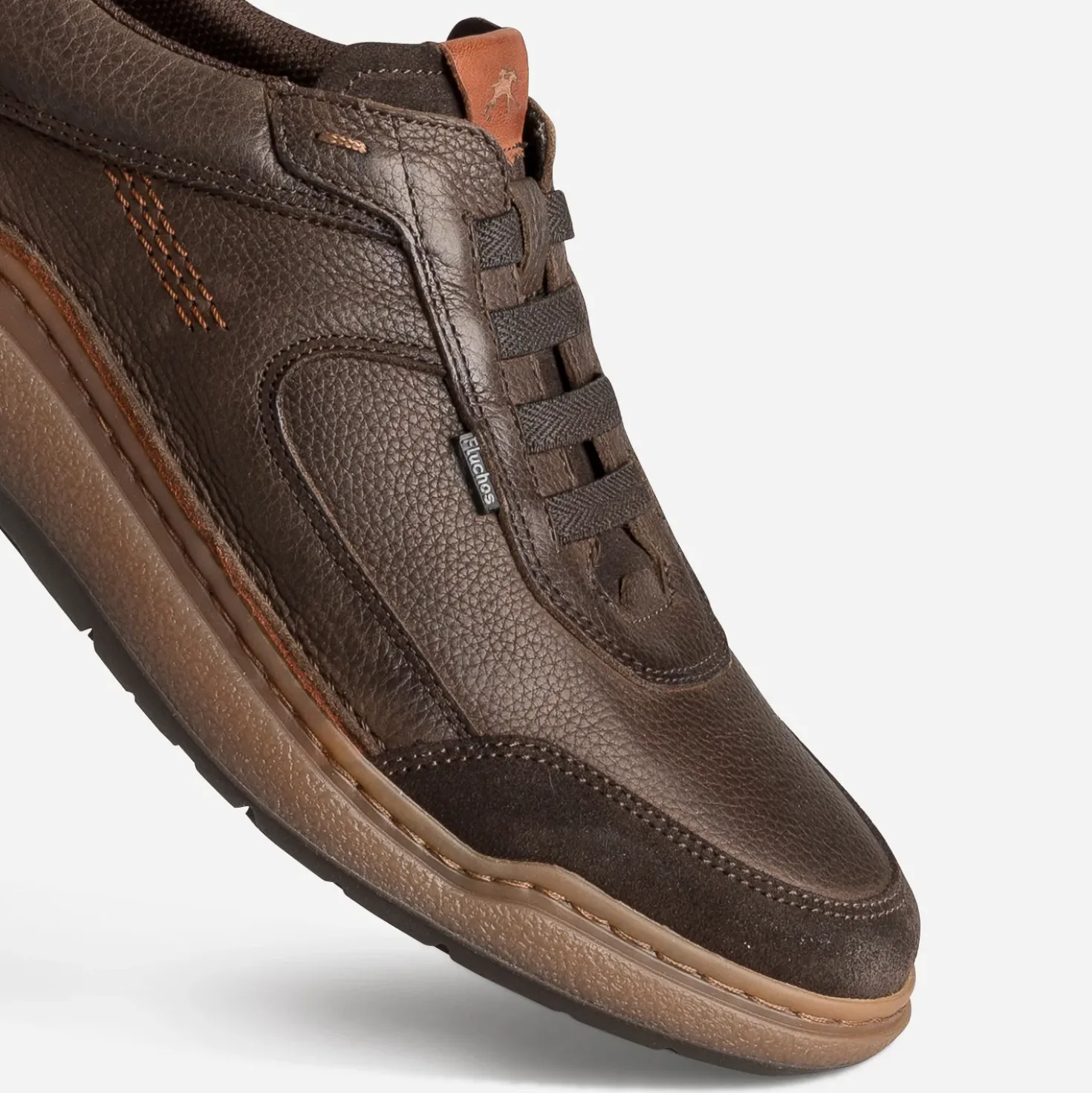 Tennis FLUCHOS marron cuir