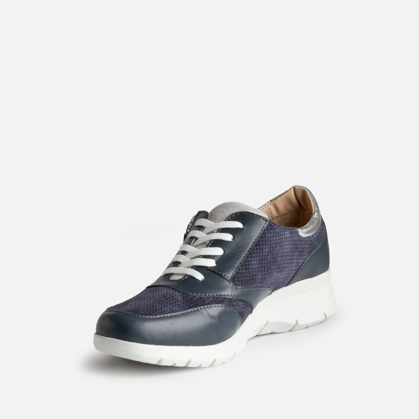 Tennis FRANCE ARNO marine cuir