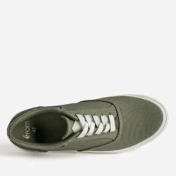 Tennis homme en toile kaki