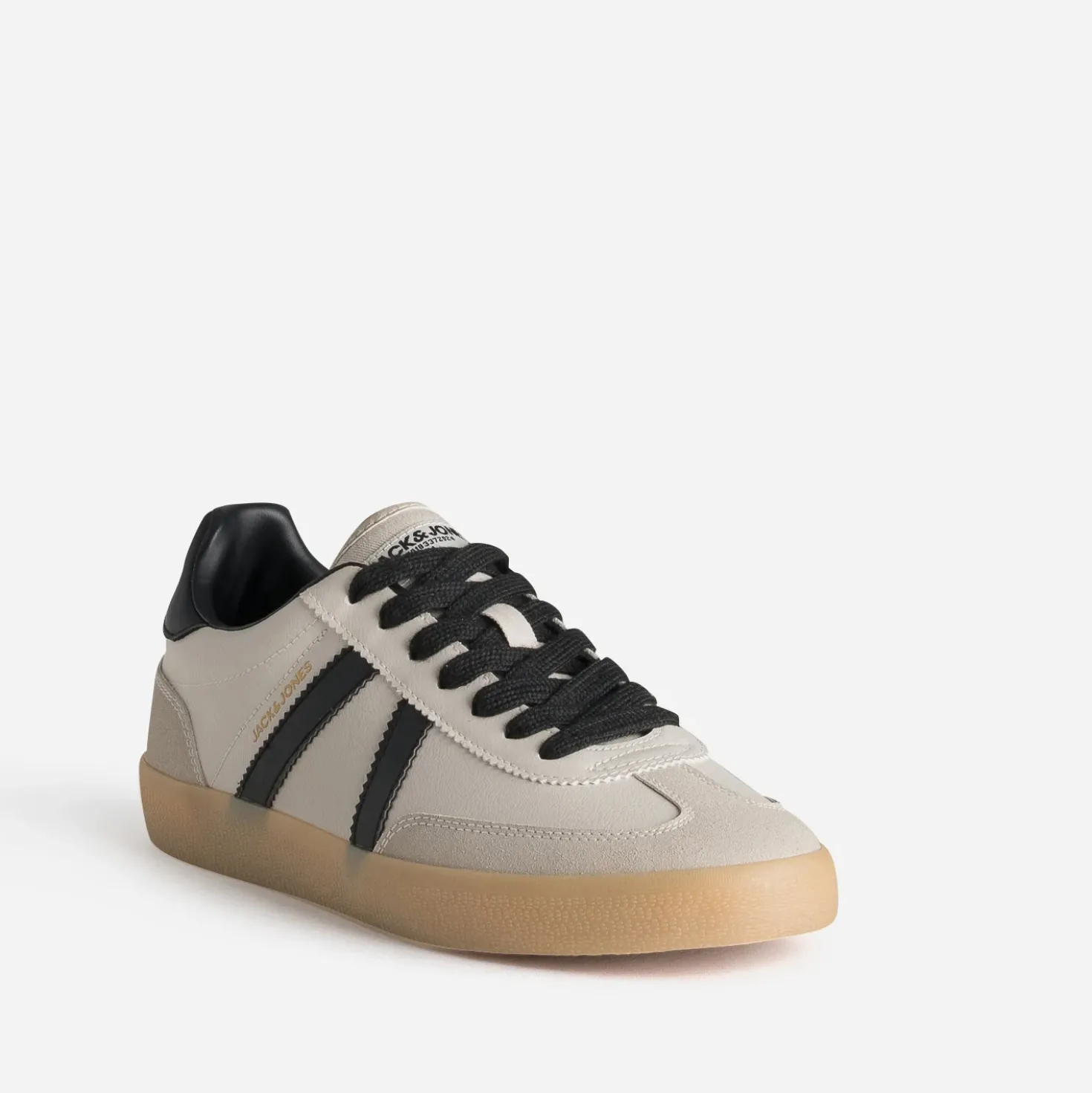 Tennis JACK&JONES beige détails noirs