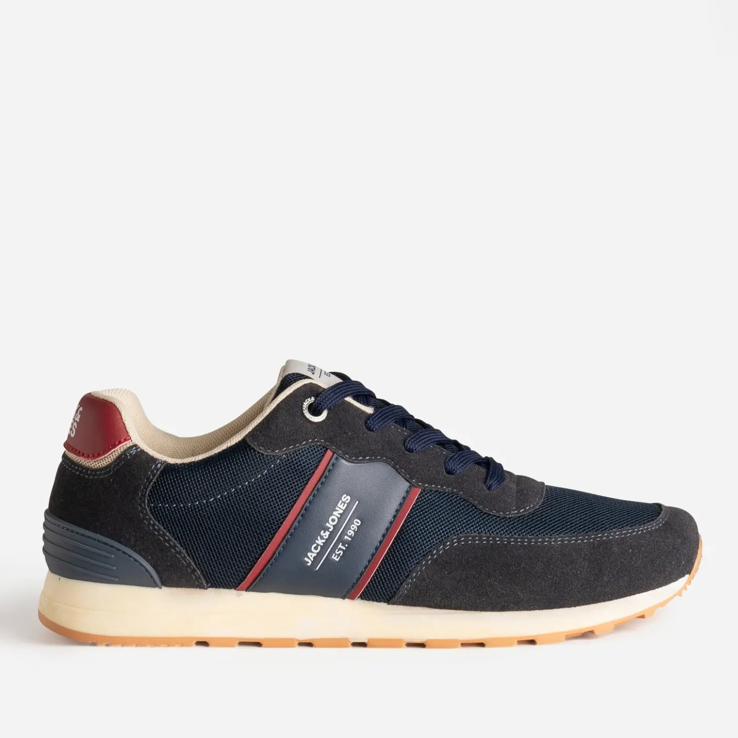 Tennis JACK&JONES bleu marine et bordeaux