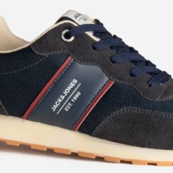 Tennis JACK&JONES bleu marine et bordeaux