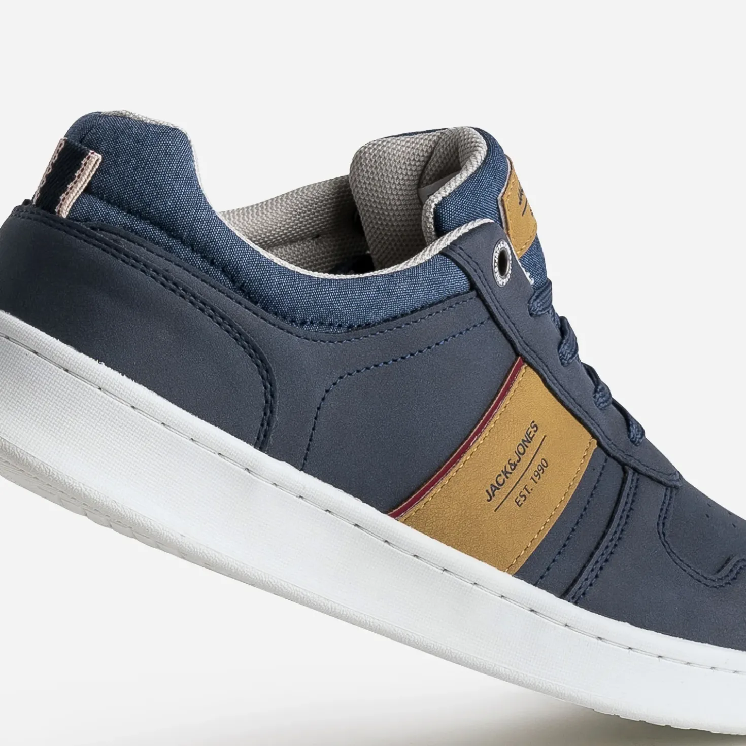 Tennis JACK & JONES marine et camel