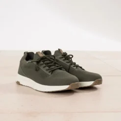 Tennis kaki mesh tricoté