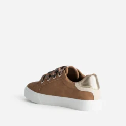 Tennis KAPORAL camel avec lacets léopard