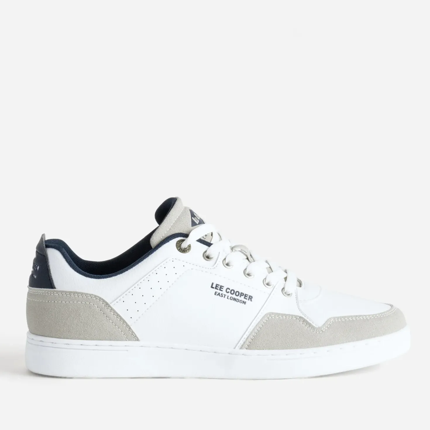 Tennis LEE COOPER blanche, beige et marine
