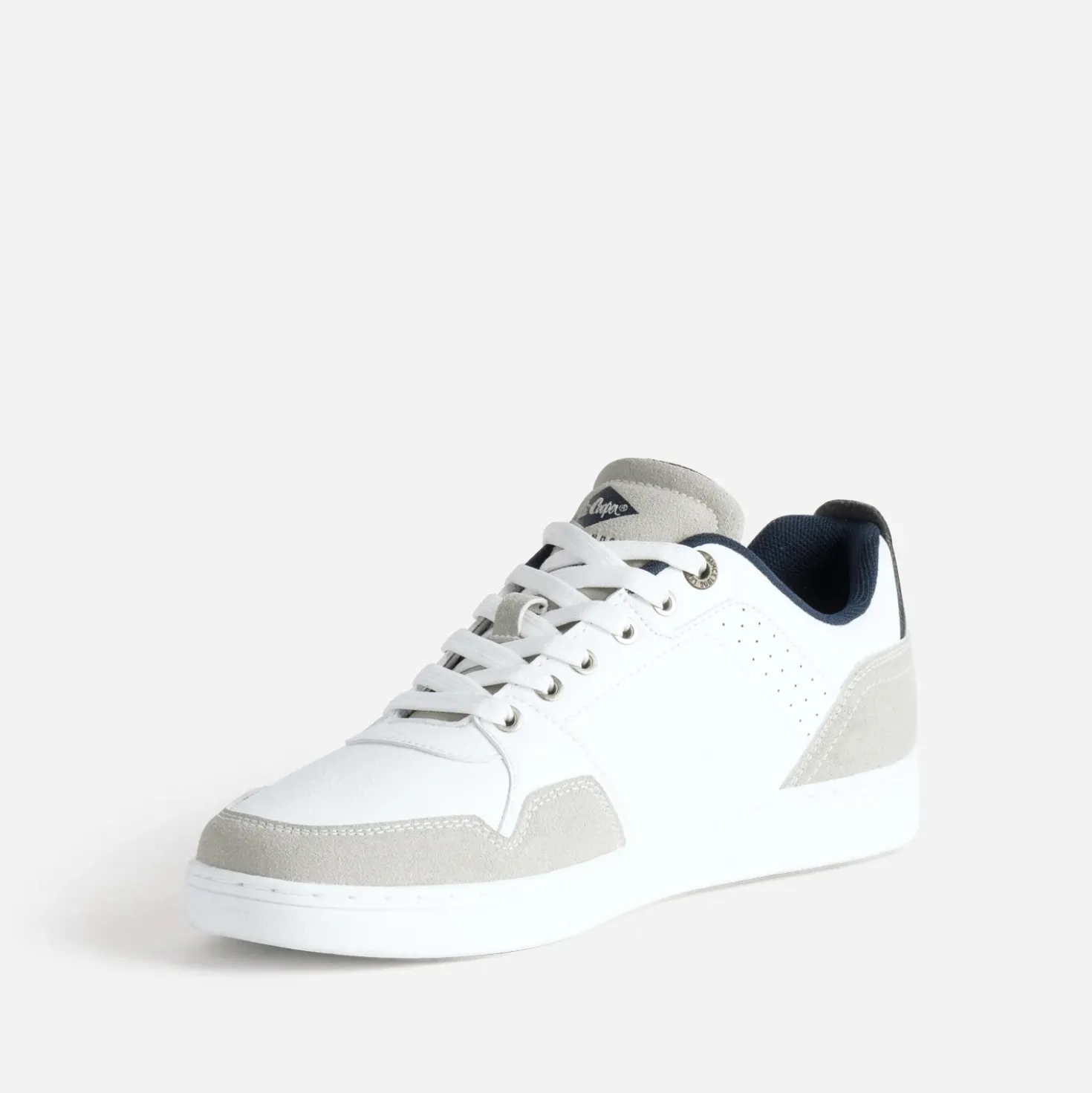 Tennis LEE COOPER blanche, beige et marine