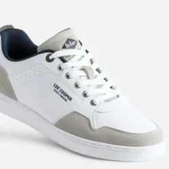 Tennis LEE COOPER blanche, beige et marine