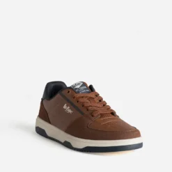 Tennis LEE COOPER cognac et marine