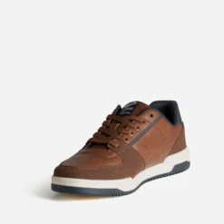 Tennis LEE COOPER cognac et marine