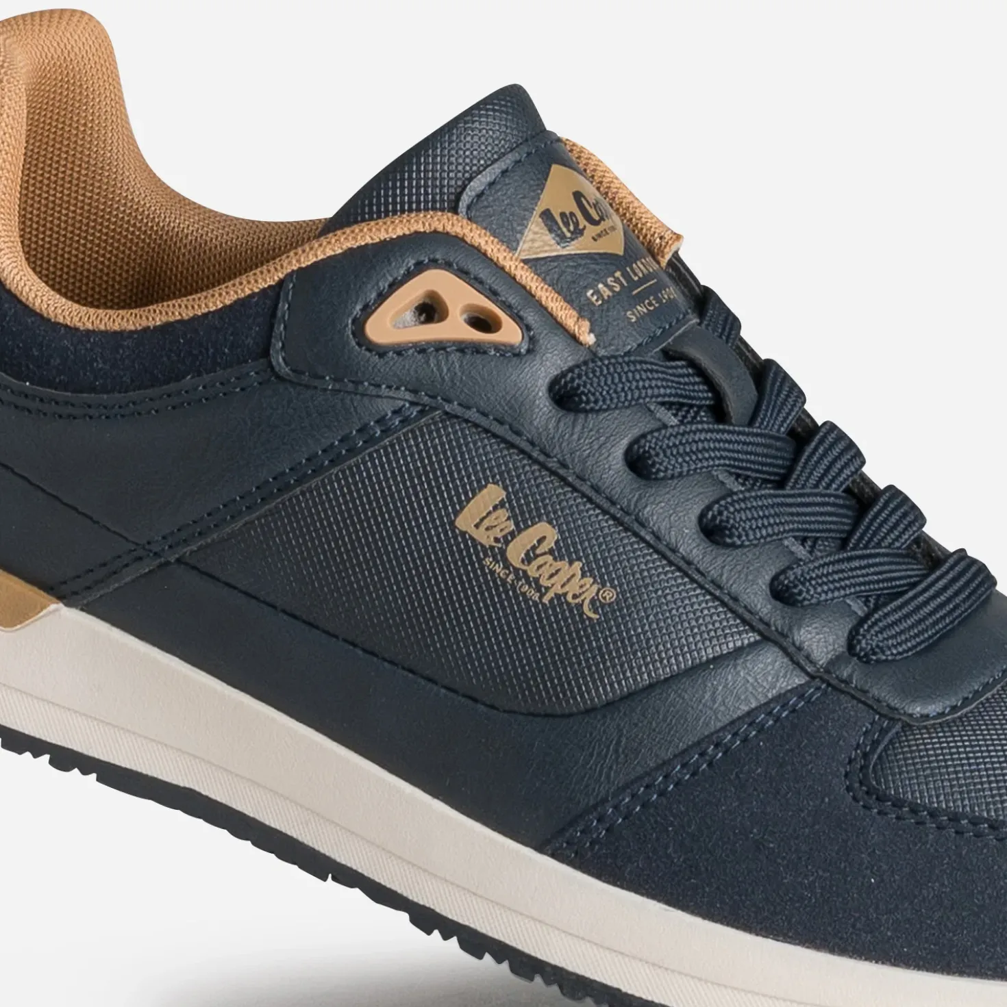 Tennis LEE COOPER marine bi-matière