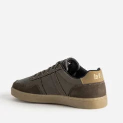 Tennis LEE COOPER marron détails perforations