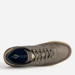Tennis LEE COOPER marron détails perforations