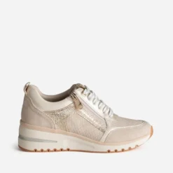 Tennis MARCO TOZZI beige multi-matières
