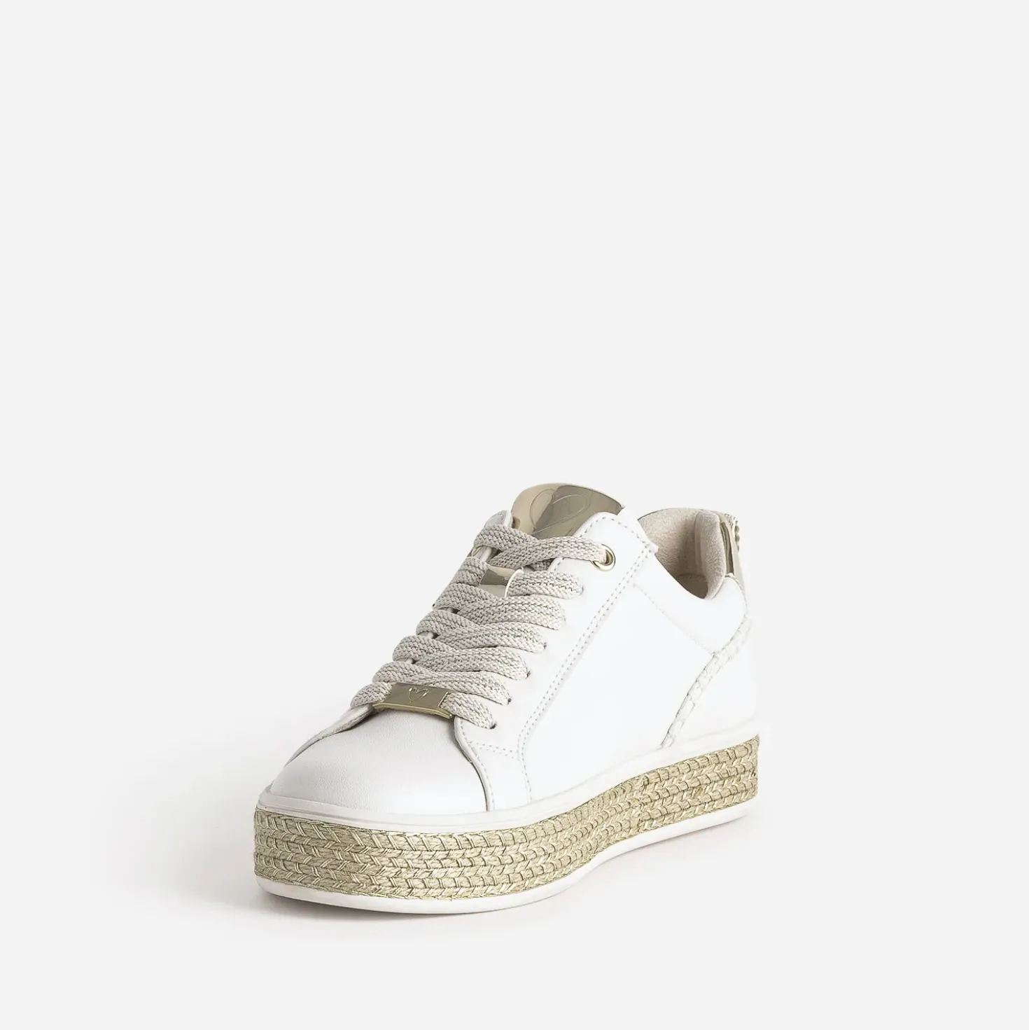 Tennis MARCO TOZZI beige semelle corde