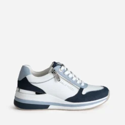 Tennis MARCO TOZZI blanche détails bleus