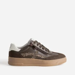 Tennis MARCO TOZZI marron détails pailletés