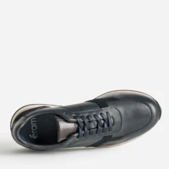 Tennis marine cuir