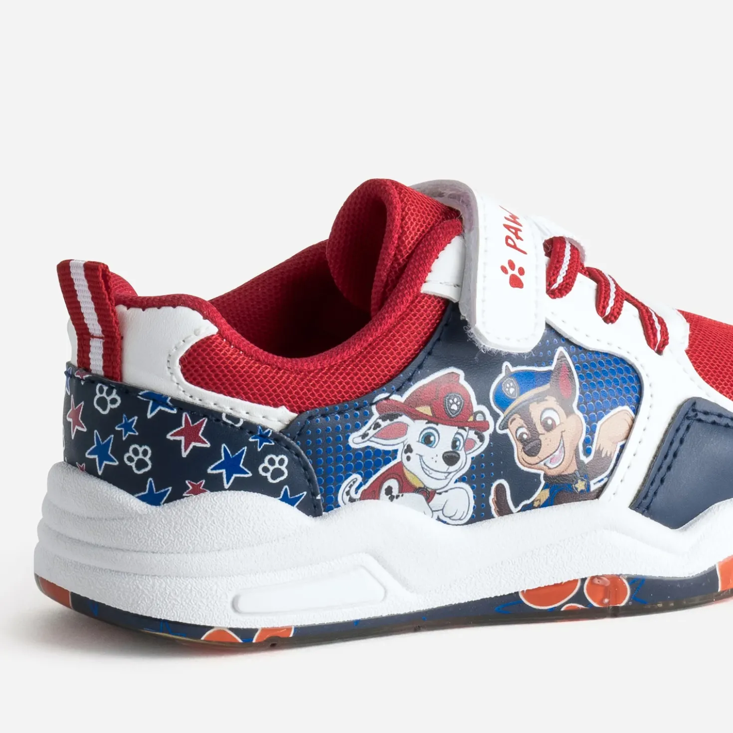 Tennis PAT PATROUILLE marine et rouge