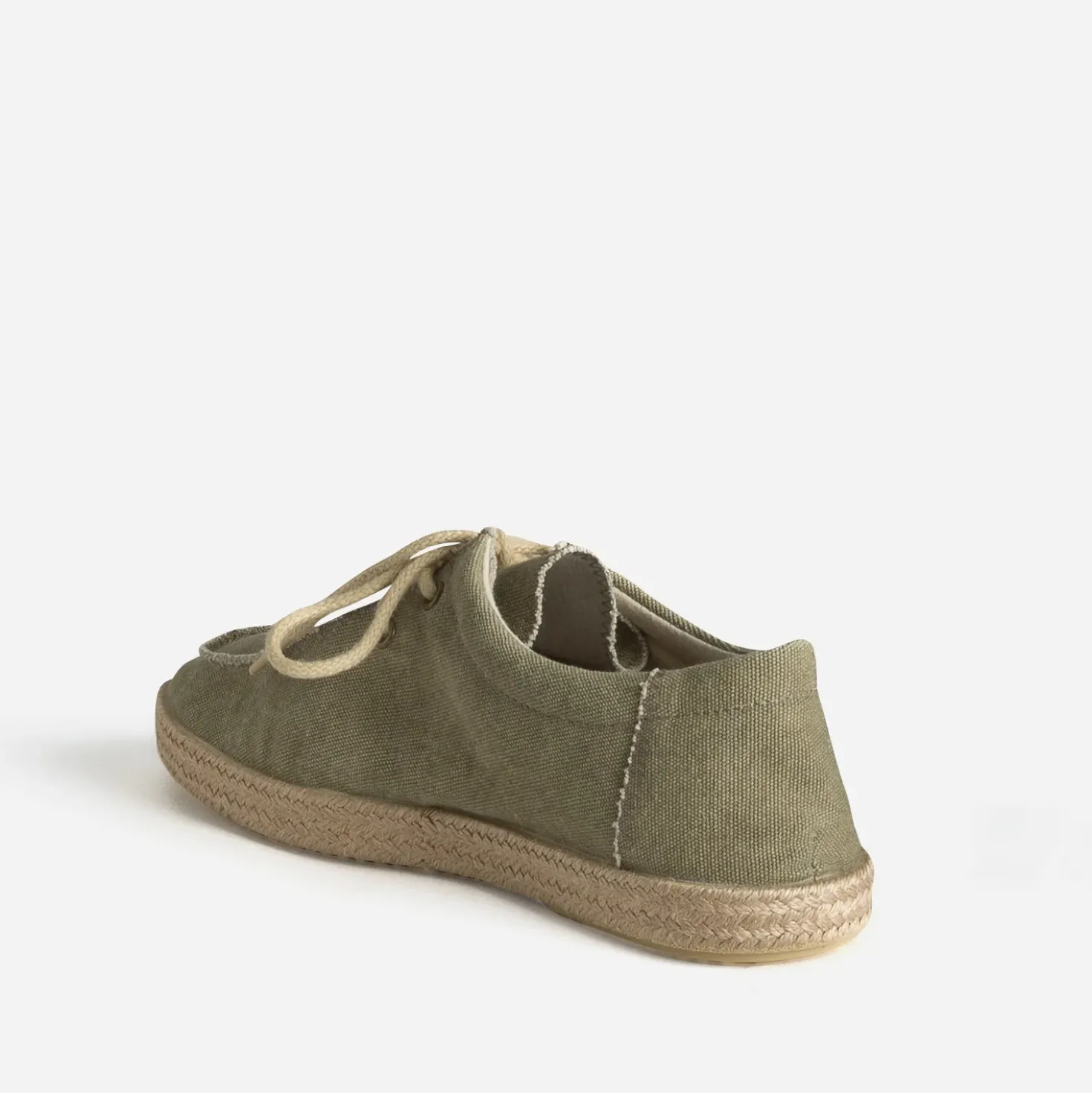 Tennis plateau kaki toile
