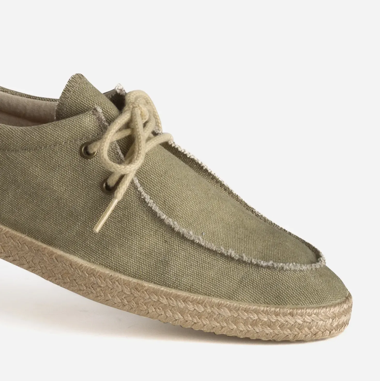 Tennis plateau kaki toile