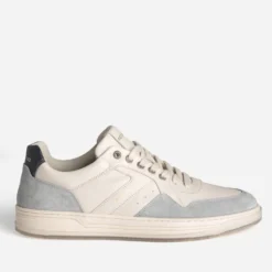 Tennis REDSKINS beige et grise cuir