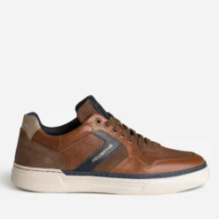 Tennis REDSKINS cognac cuir