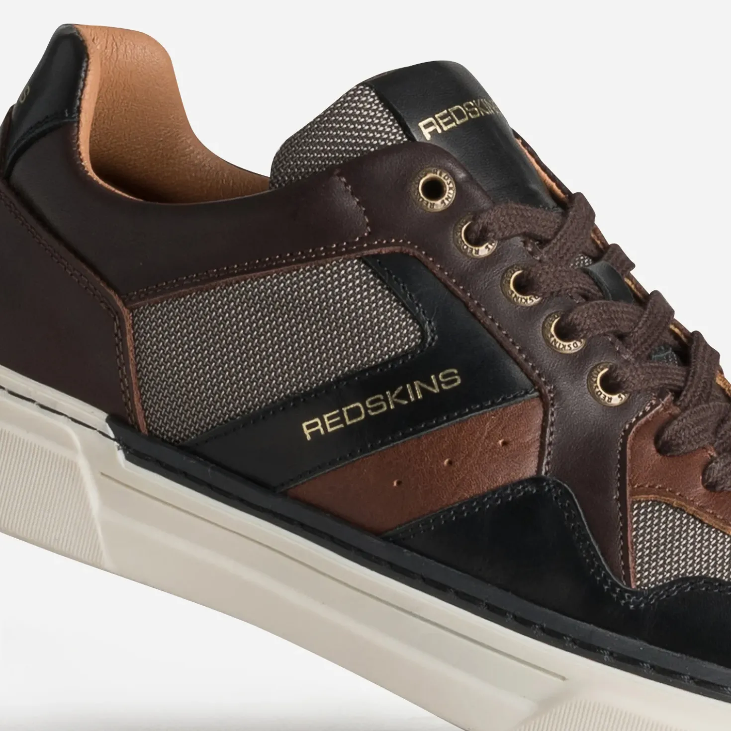 Tennis REDSKINS marron, kaki, noire