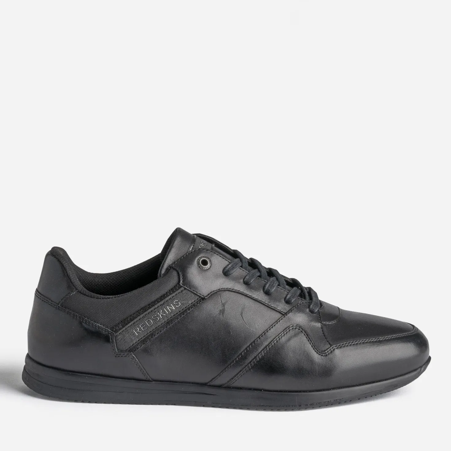 Tennis REDSKINS noire en cuir