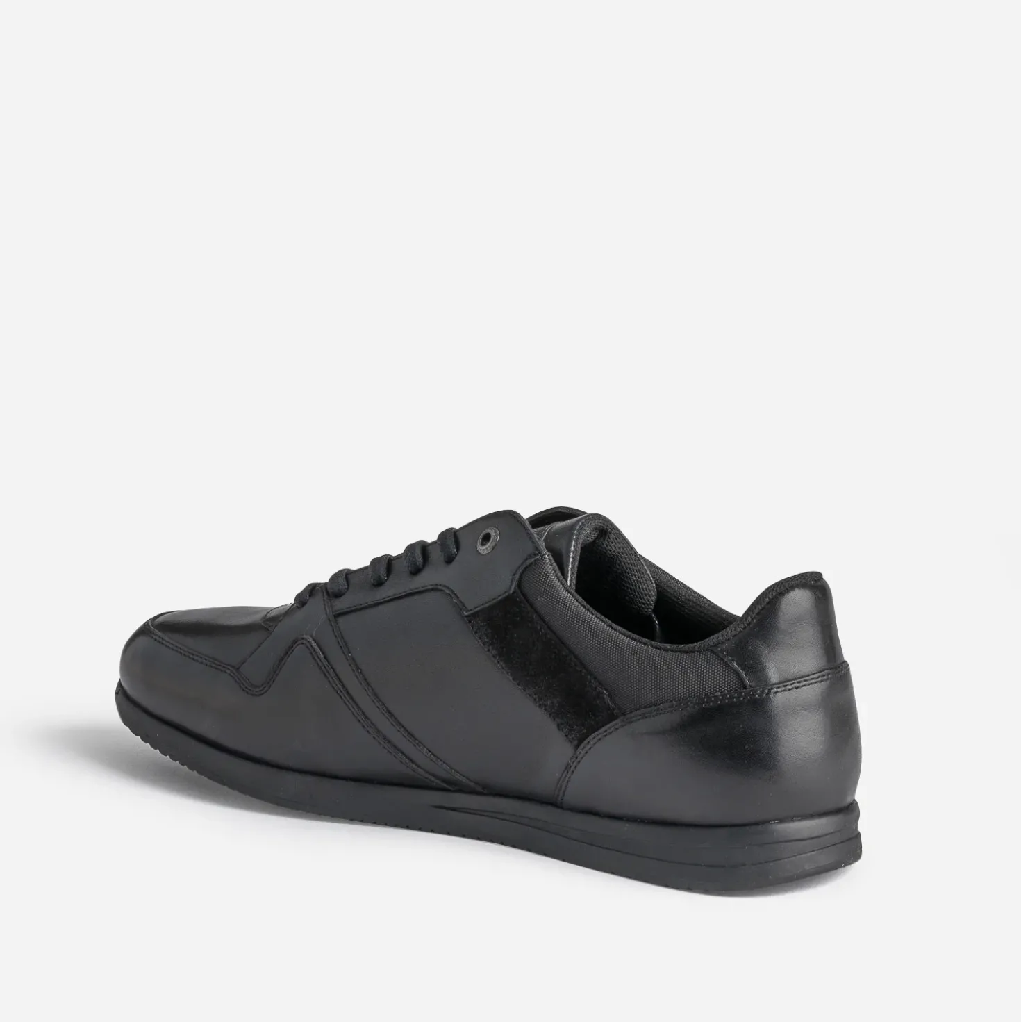 Tennis REDSKINS noire en cuir