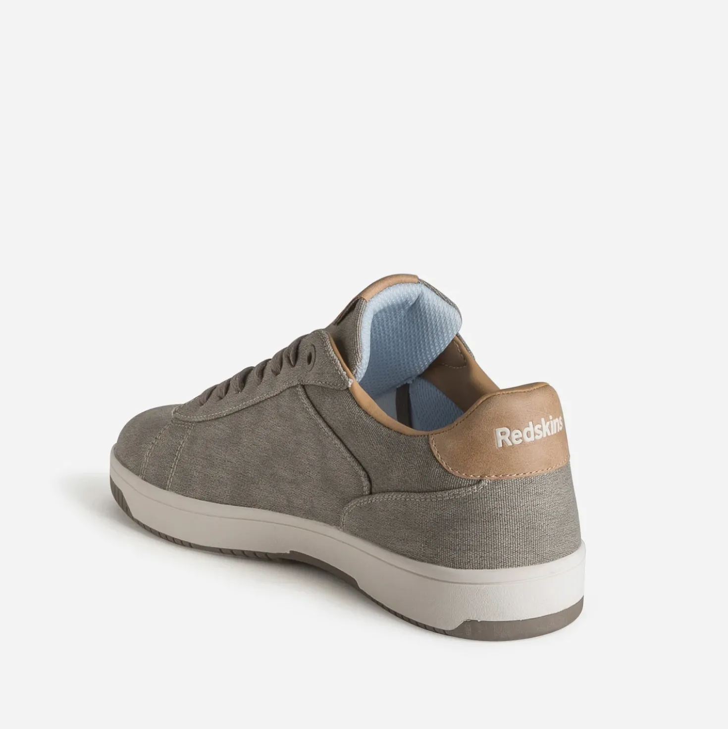 Tennis REDSKINS taupe en toile