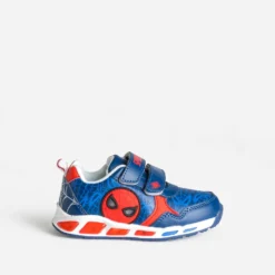 Tennis SPIDERMAN bleue et rouge lumineuse
